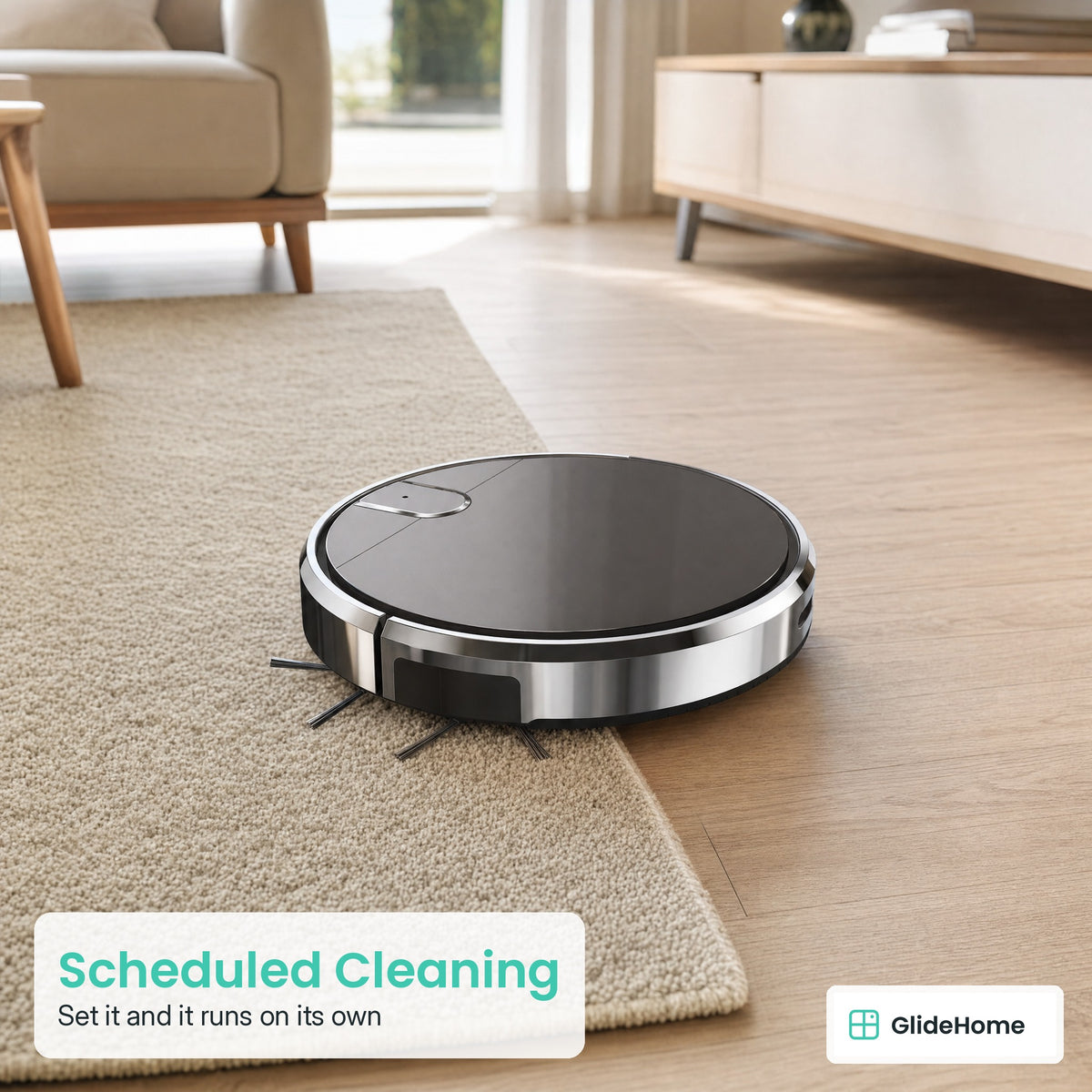 Robot Vacuum and Mop with Remote and Charging Dock - Scheduled Cleaning. Set it and it runs on its own