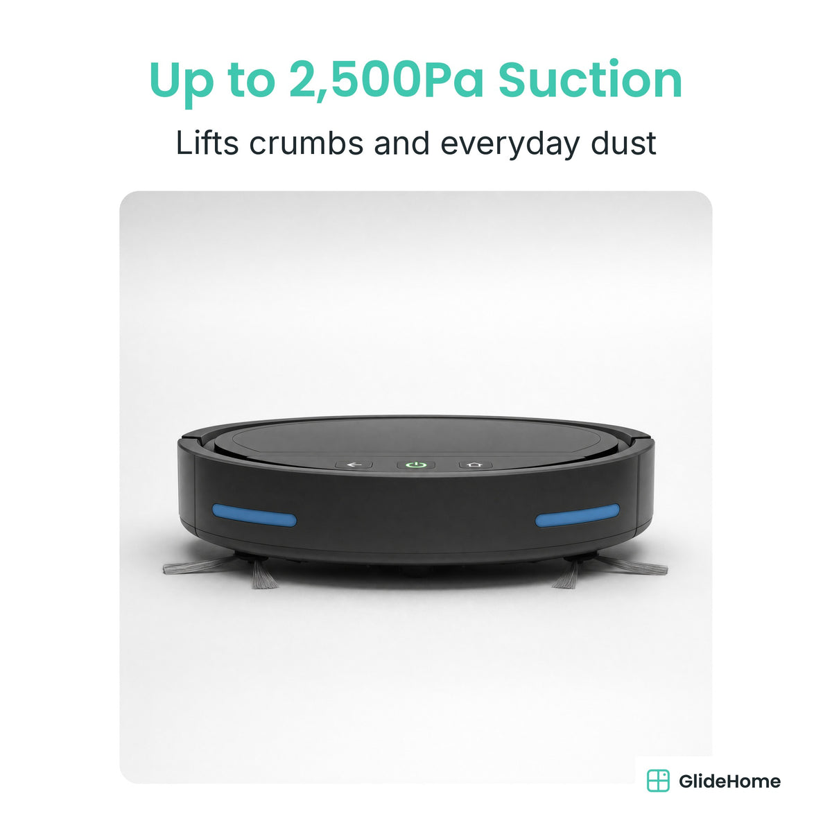 Robot Vacuum and Mop with Self-Charging Dock - Up to 2,500Pa Suction. Lifts crumbs and everyday dust
