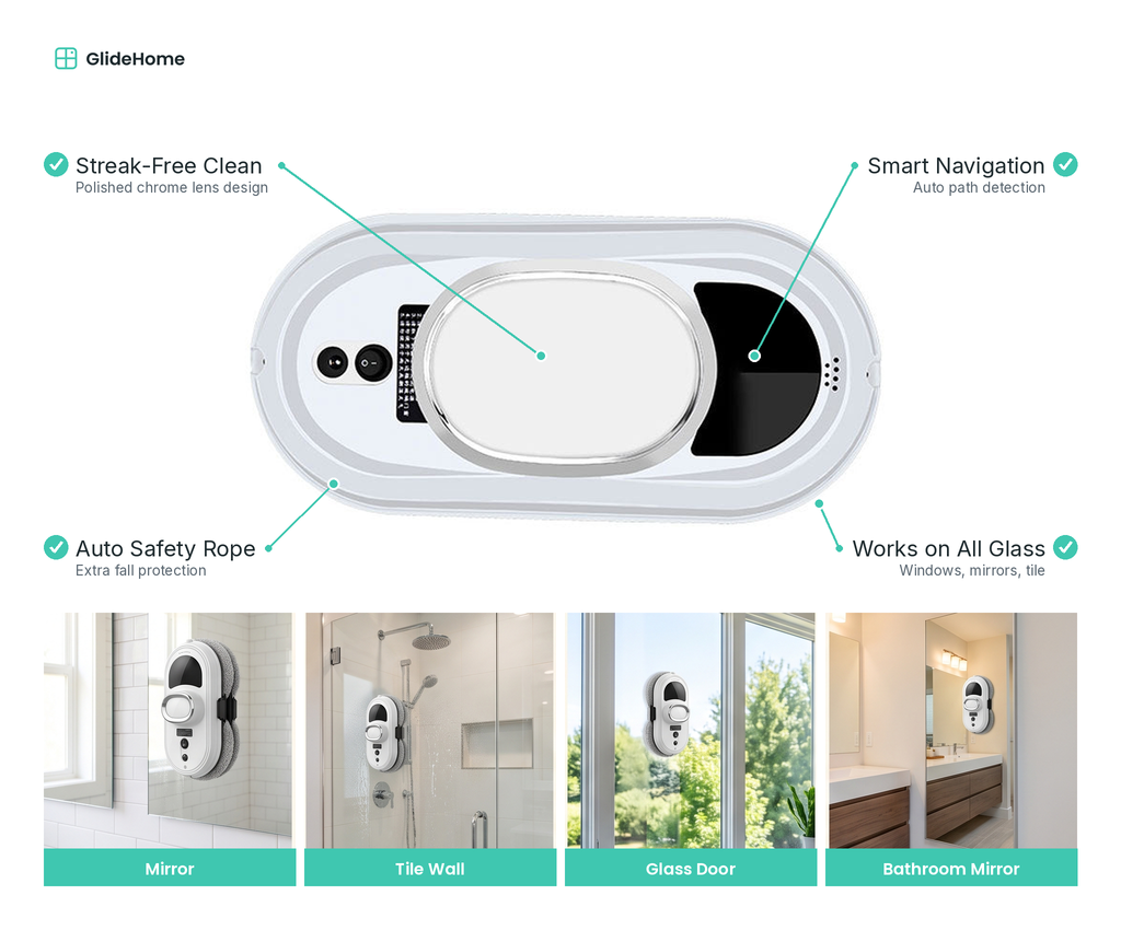 Smart Window Cleaning Robot - DYP Automatic Glass Cleaner