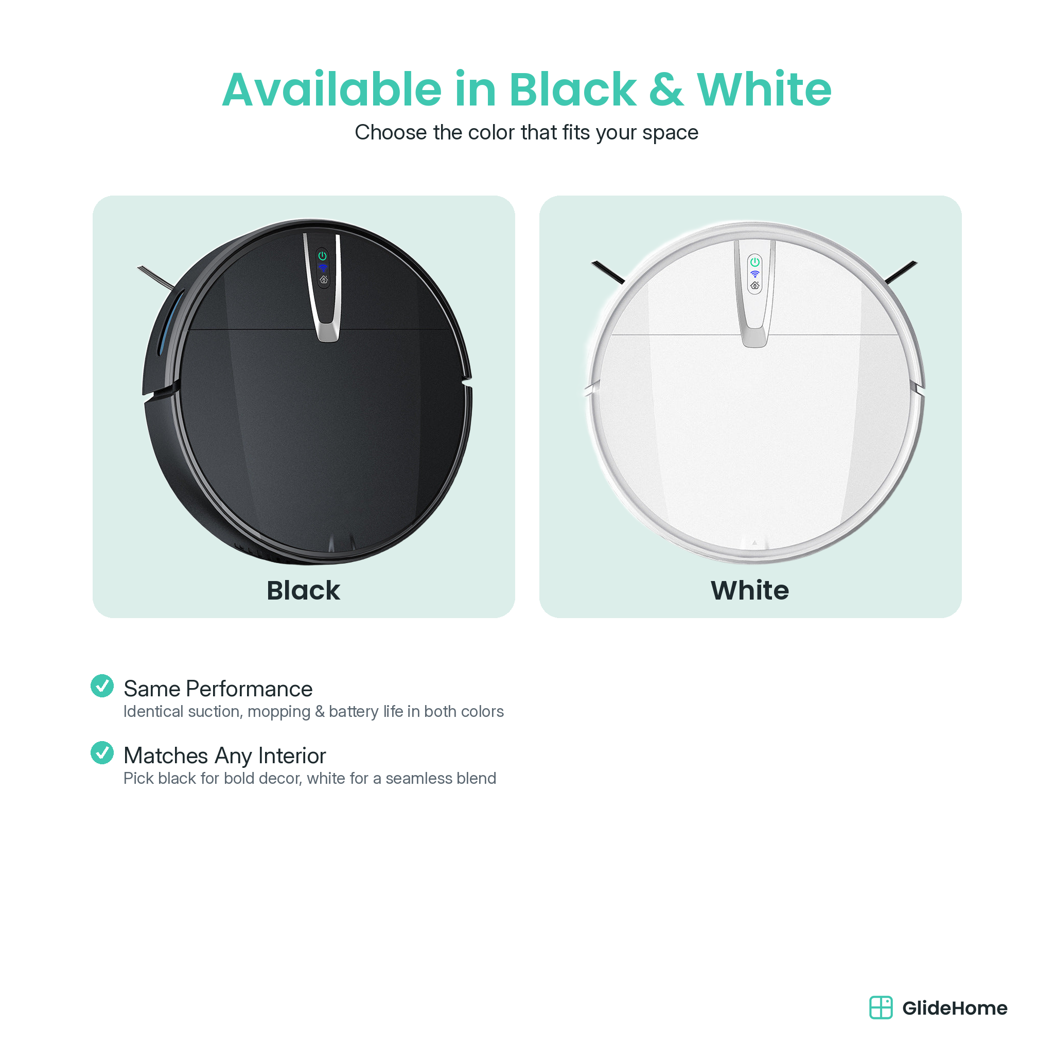 Ultra-Thin 3-in-1 Robot Vacuum and Mop - Sweep, Mop & Suction