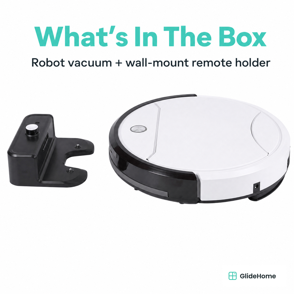 Robot Vacuum Cleaner - 3-in-1 Sweep, Mop & Suction with Remote