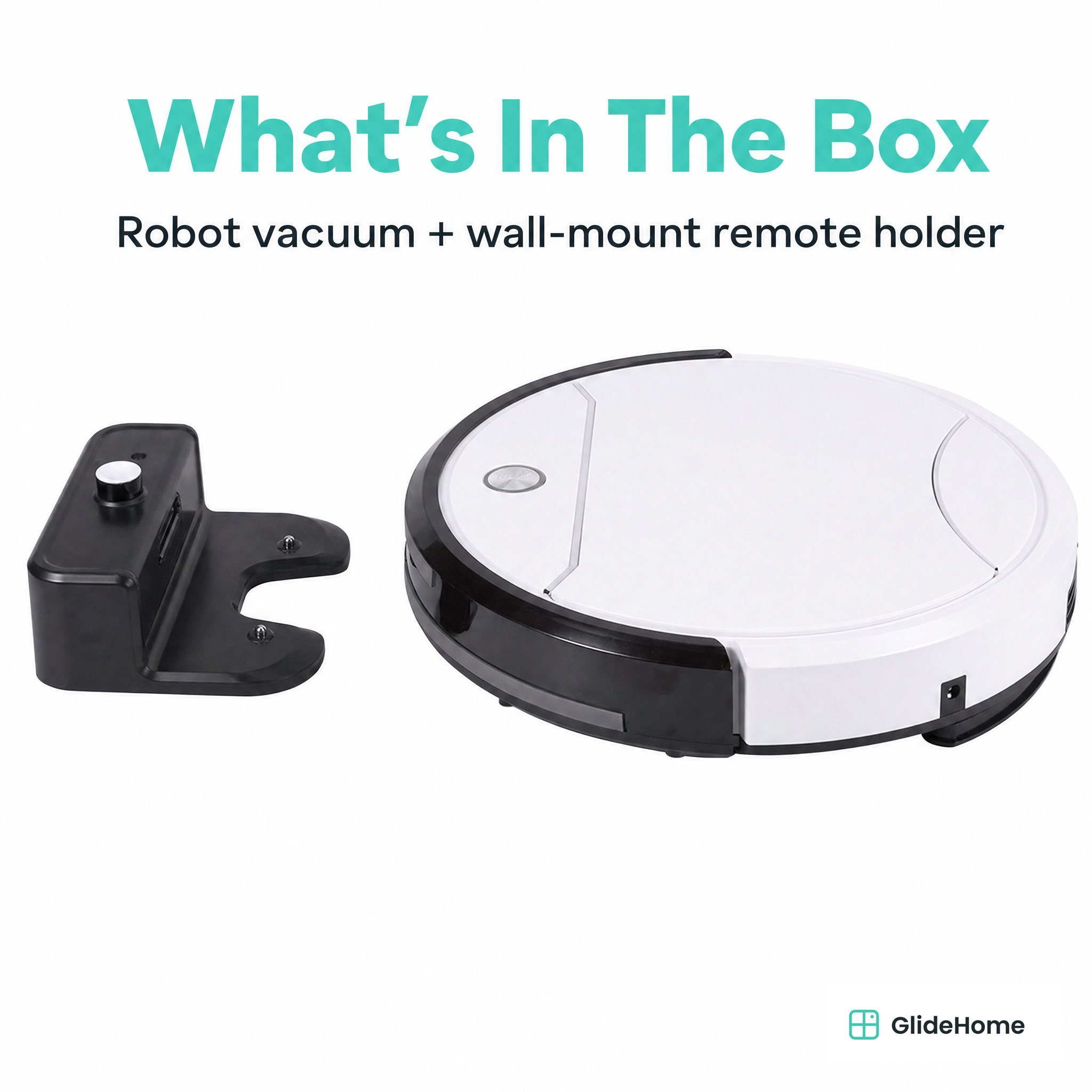 Robot Vacuum Cleaner - 3-in-1 Sweep, Mop & Suction with Remote
