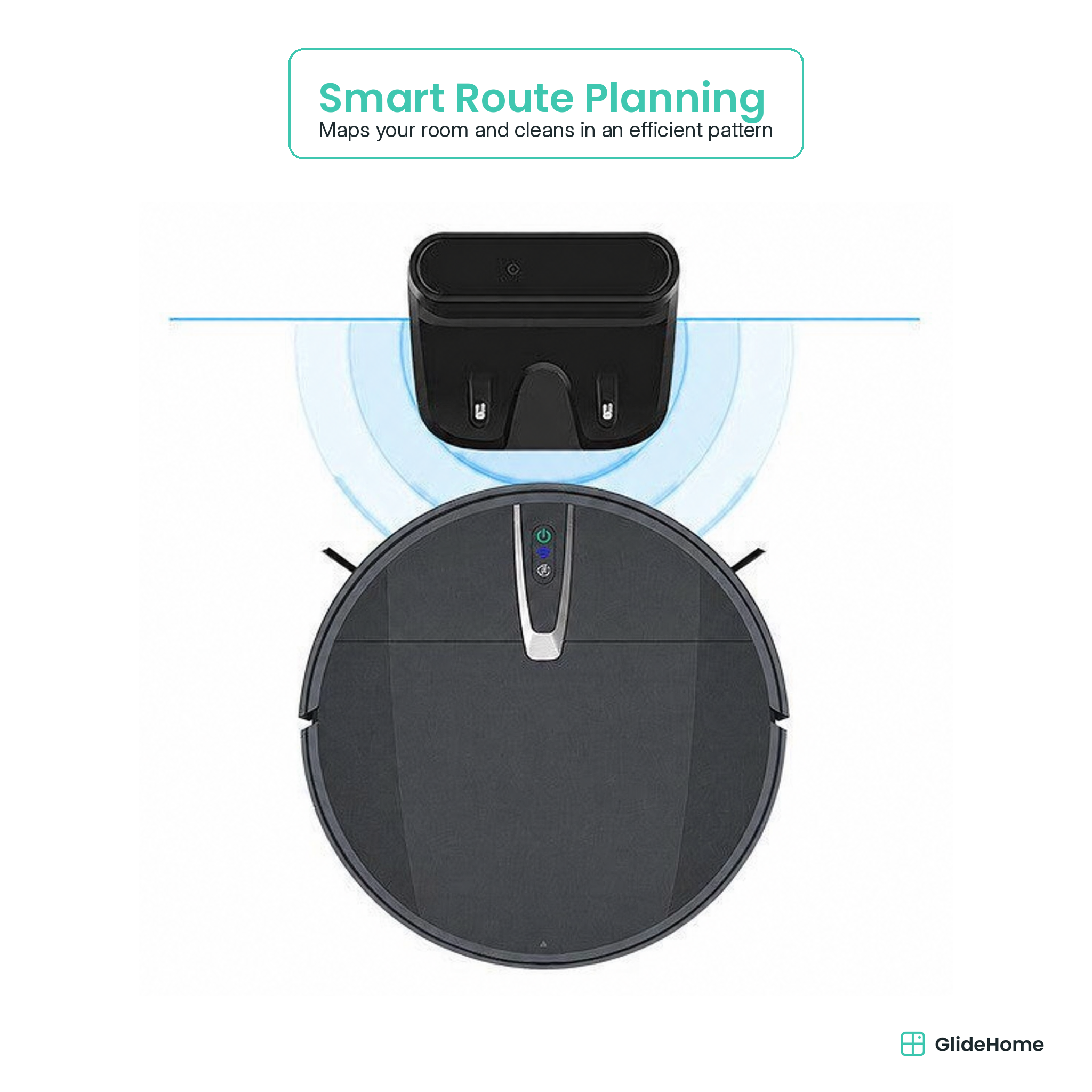 Ultra-Thin 3-in-1 Robot Vacuum and Mop - Sweep, Mop & Suction