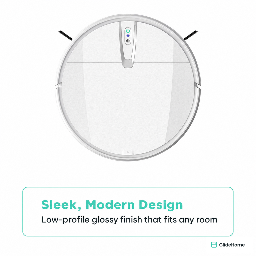Ultra-Thin 3-in-1 Robot Vacuum and Mop - Sweep, Mop & Suction