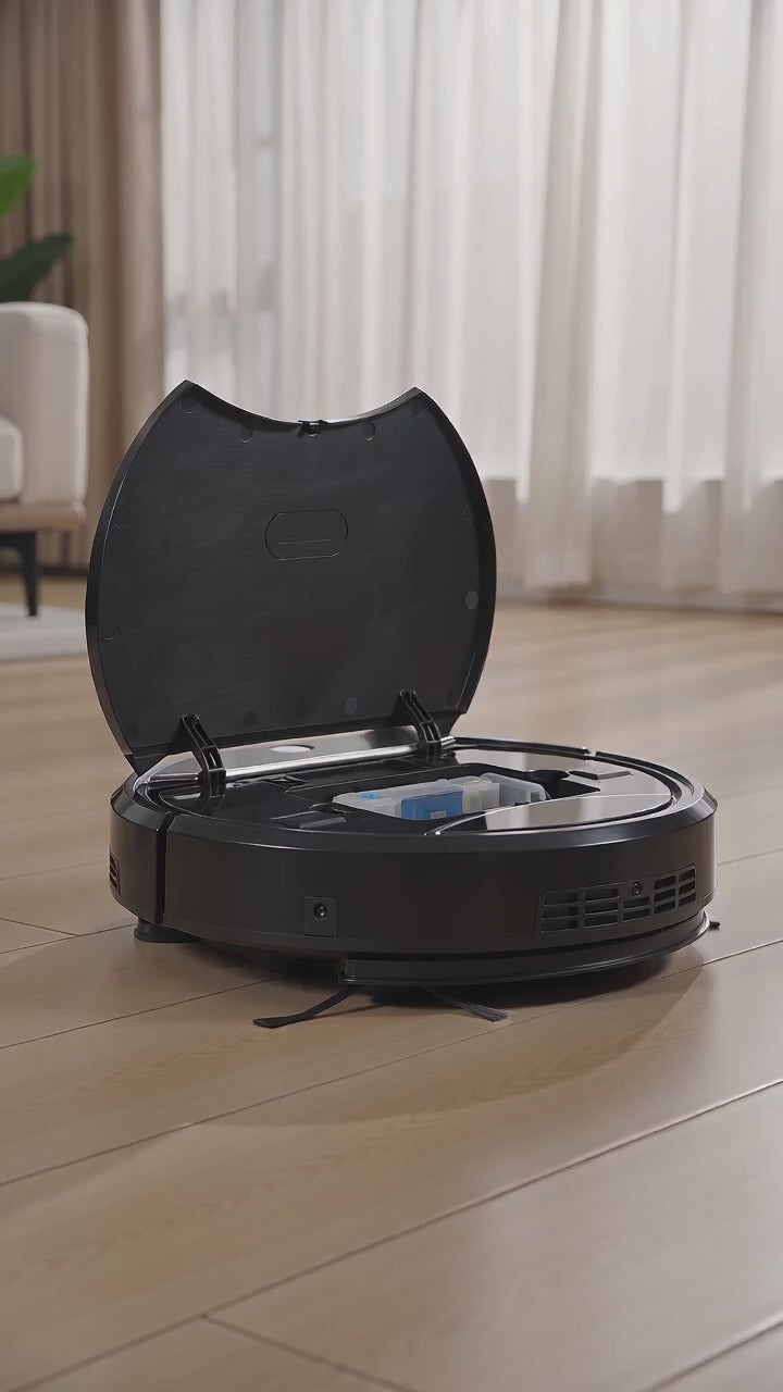 Robot Vacuum Cleaner - 3-in-1 Sweep, Mop & Suction with Remote