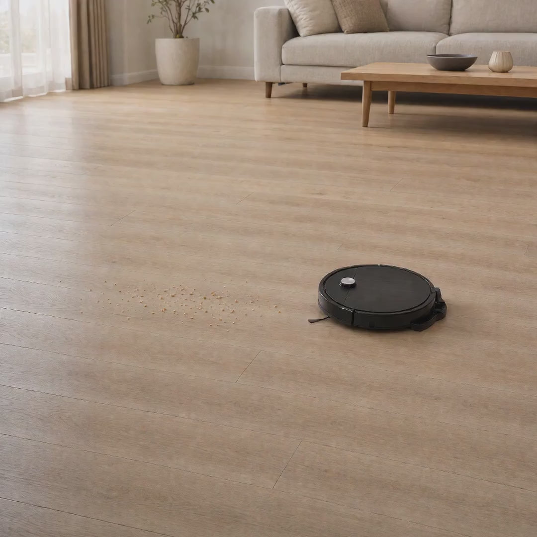 Slim Robot Vacuum and Mop with Remote - video