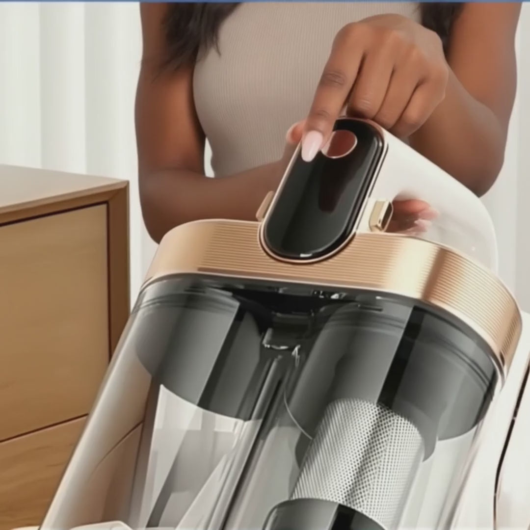 LP018 Twin-Cup Anti-Mite Vacuum - video