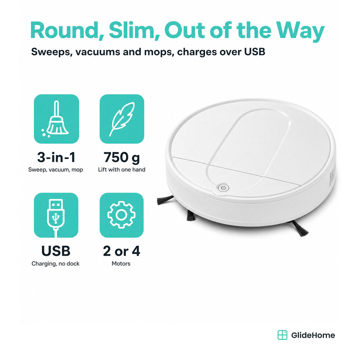 Robot Vacuum and Mop Lite - specifications