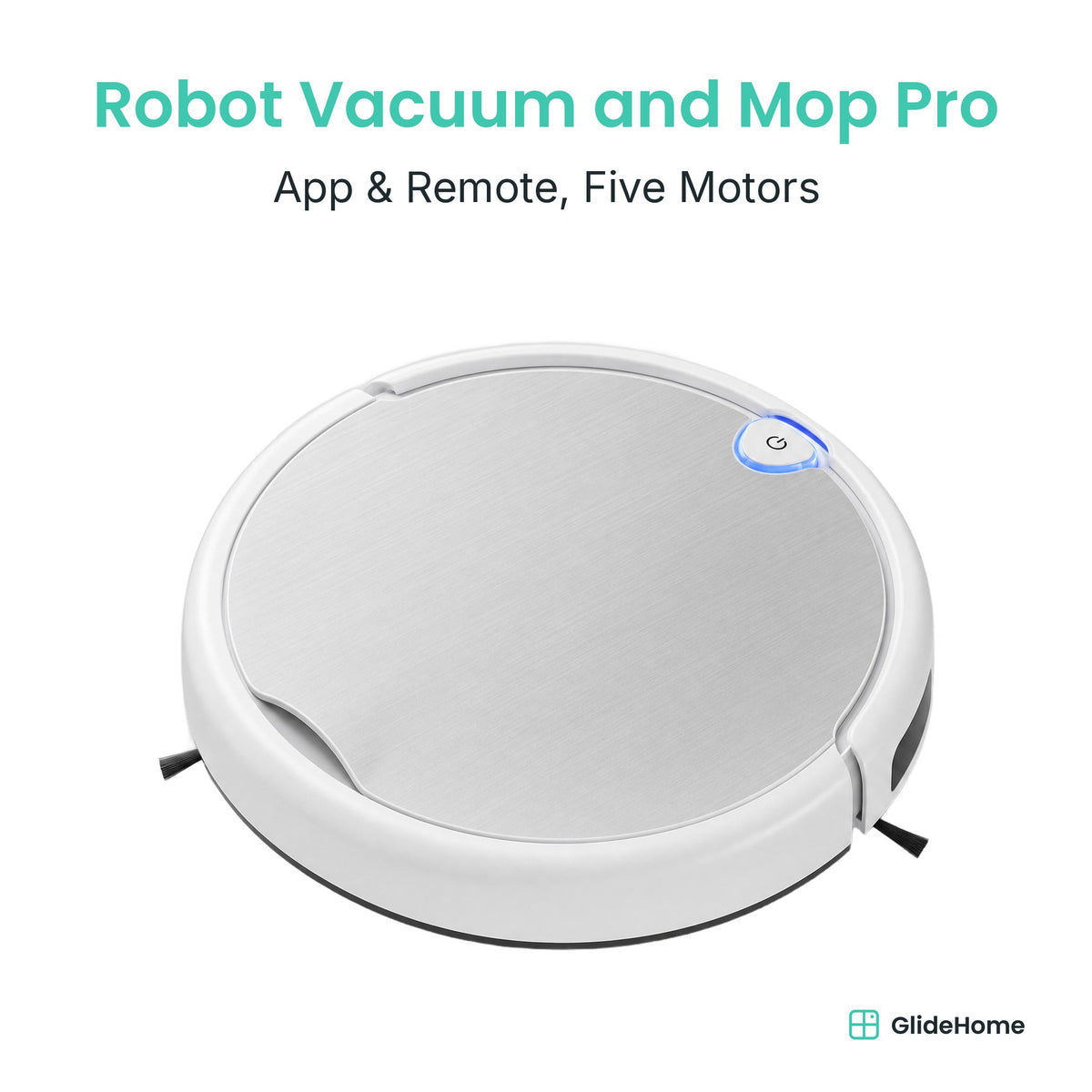 Robot Vacuum and Mop Pro in white - App & Remote, Five Motors